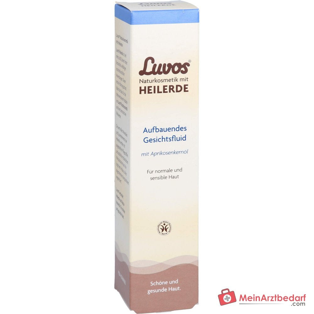 Luvos Heilerde Aufbauendes Gesichtsfluid Aprikosenkernöl Emulsion, 50 ml.