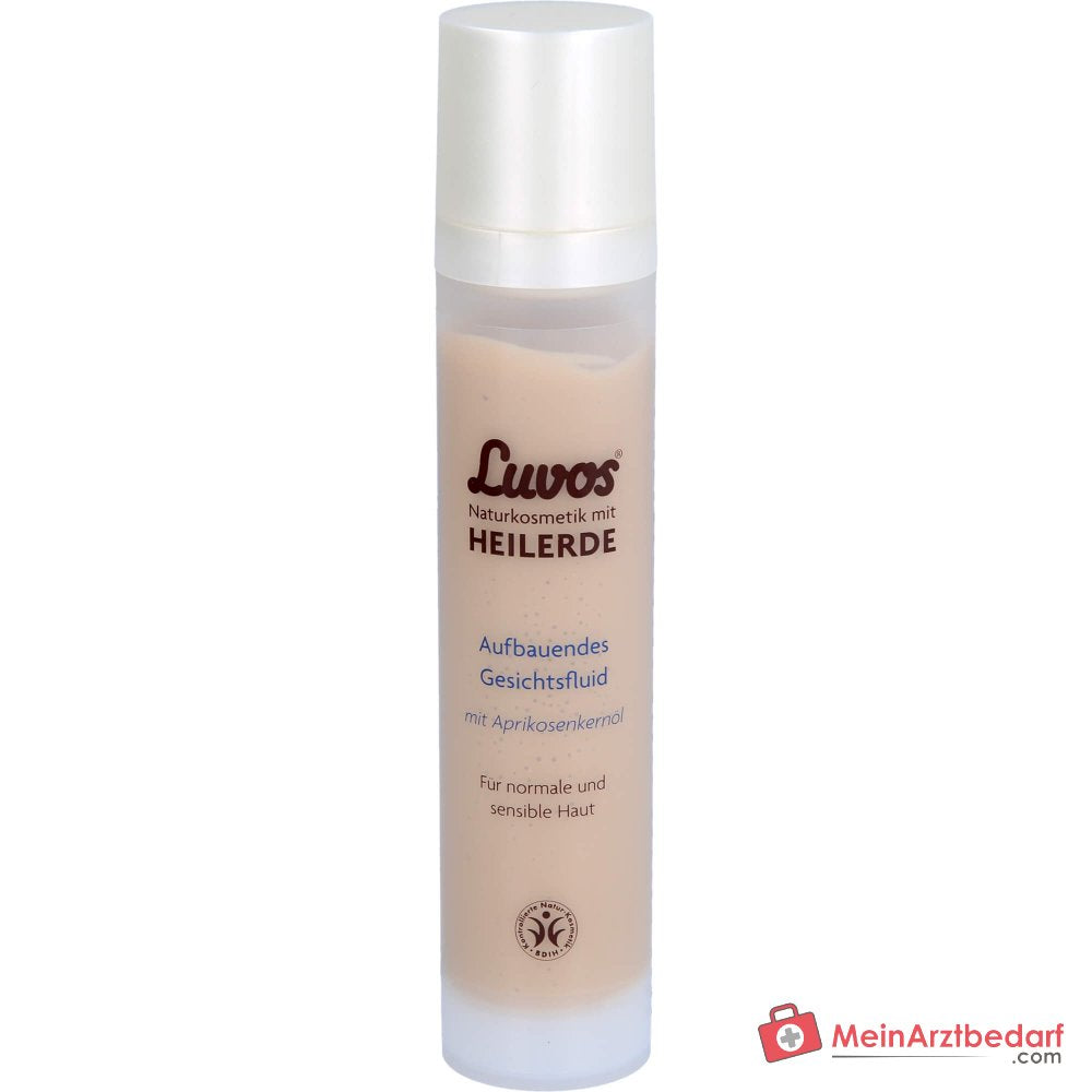 Luvos Heilerde Aufbauendes Gesichtsfluid Aprikosenkernöl Emulsion, 50 ml.