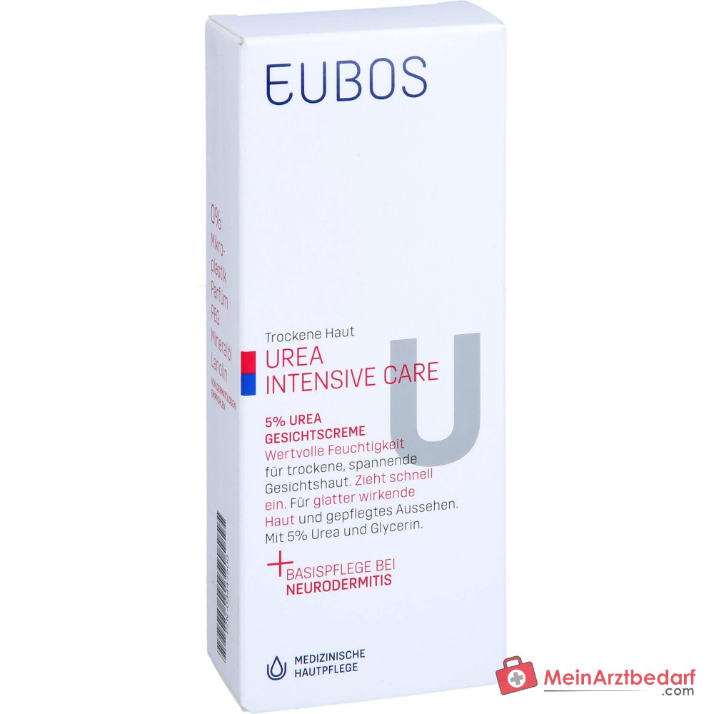 Eubos Trockene Haut Urea 5% Gesichtscreme, 50 ml.