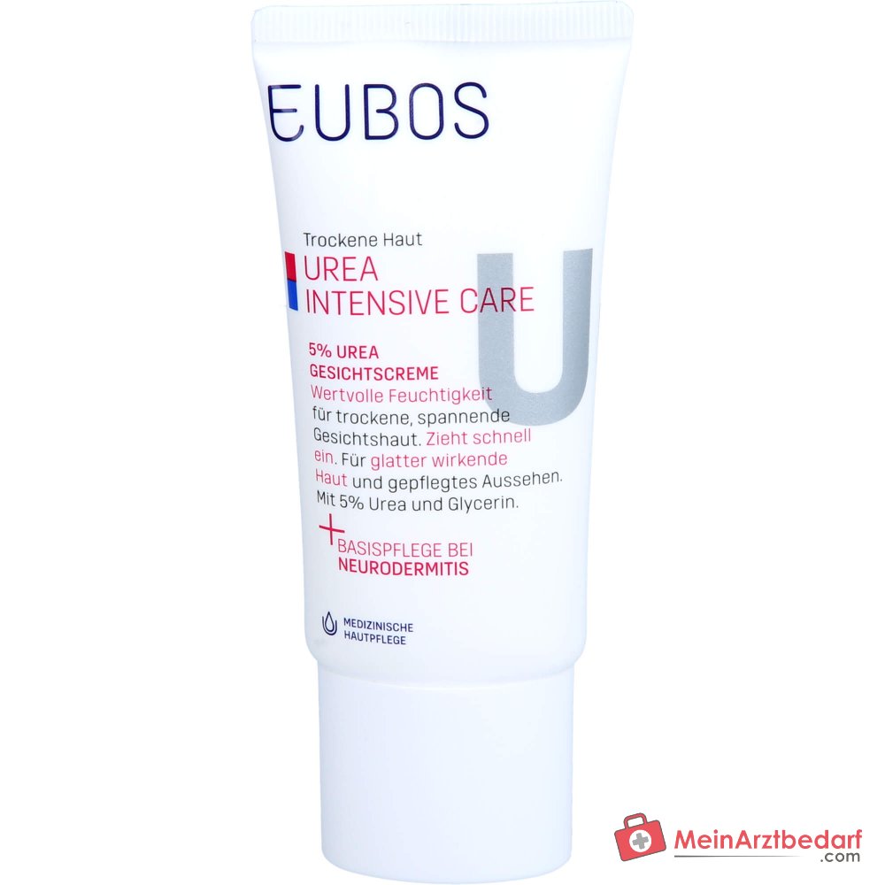Eubos Trockene Haut Urea 5% Gesichtscreme, 50 ml.