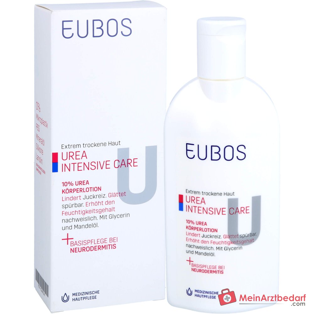 Eubos Trockene Haut Urea 10% Körperlotion, 200 ml.