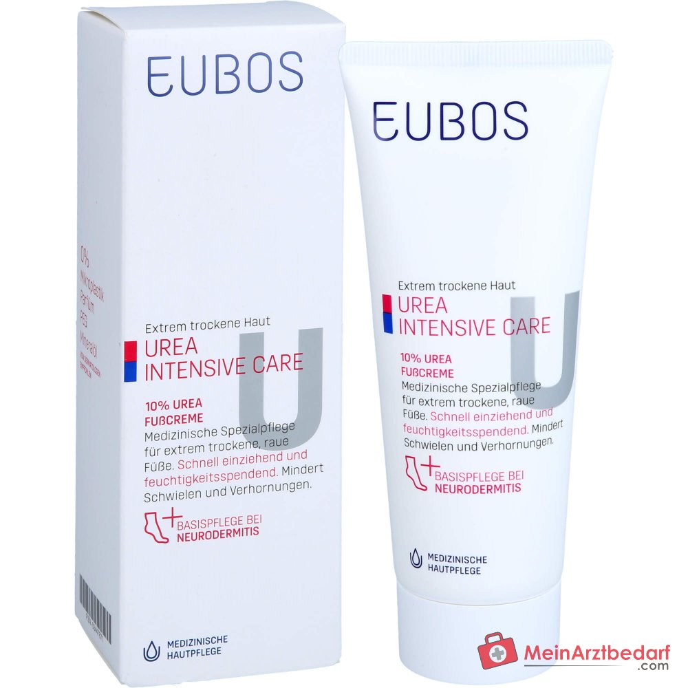 Eubos Urea Intensive Care 10% Urea / Glycerin Fußcreme, 100 ml.
