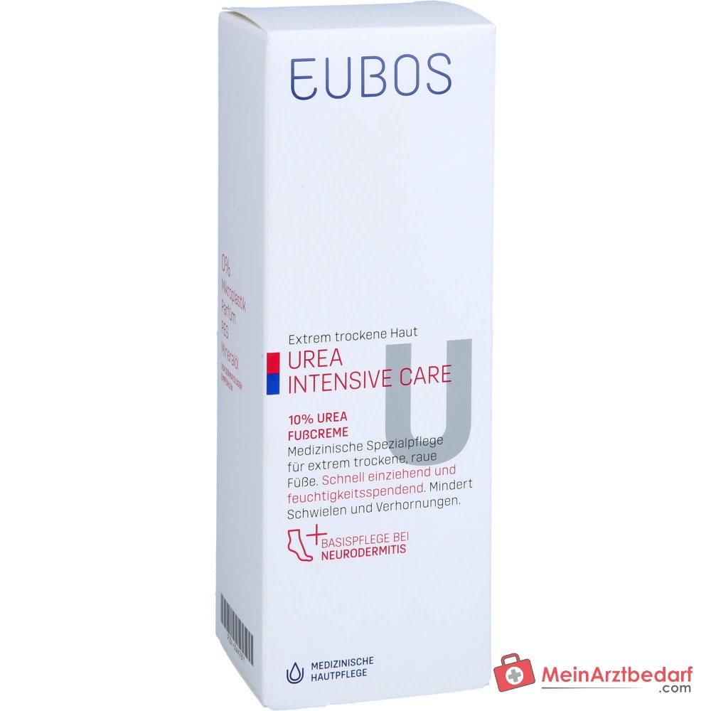 Eubos Urea Intensive Care 10% Urea / Glycerin Fußcreme, 100 ml.
