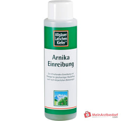 Allgäuer Latschenkiefer Arnika Einreibung mit Arnikaextrakt / Latschenkiefernöl / Rosmarinöl / Salbeiöl / Menthol / Campher / Panthenol, 500 ml.