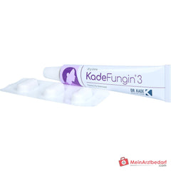 KadeFungin 3 Clotrimazol Vaginaltabletten 200 mg und Creme 2%, Kombipackung.
