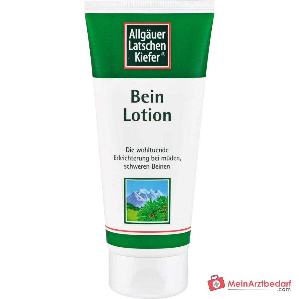 Allgäuer Latschenkiefer Bein Lotion Latschenkiefernöl / Rosskastanienextrakt / Efeuextrakt / Hamamelis / Menthol Lotion, 200 ml.