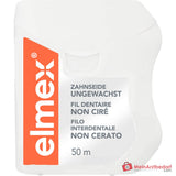 elmex Zahnseide Aminfluorid ungewachst, 50 m.