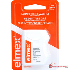 elmex Zahnseide gewachst Aminfluorid Zahnseide, 50 m.