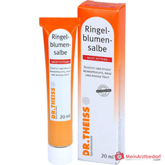 Dr. Theiss Ringelblumen-Salbe nicht fettend Calendula Officinalis Extract Salbe, 20 ml.