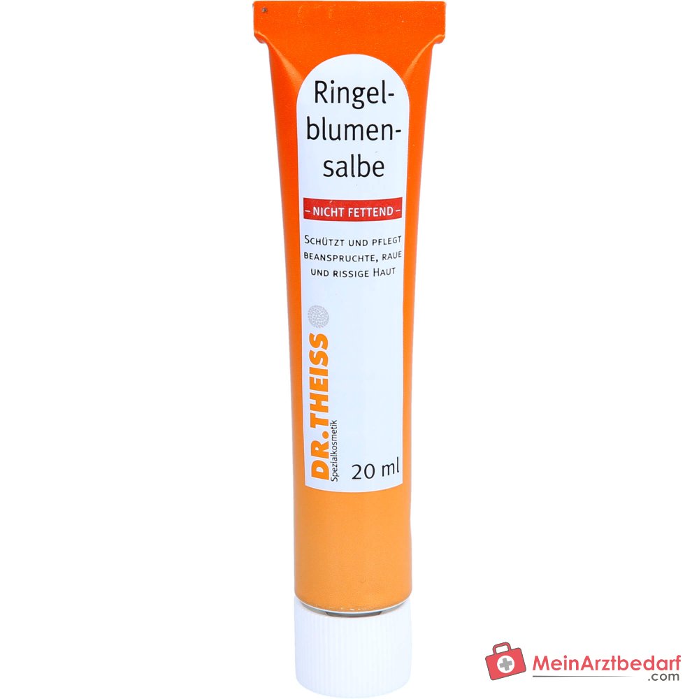 Dr. Theiss Ringelblumen-Salbe nicht fettend Calendula Officinalis Extract Salbe, 20 ml.