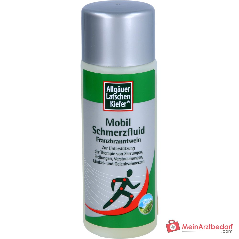 Allgäuer Latschenkiefer Mobil Schmerzfluid Franzbranntwein Lösung, 100 ml.
