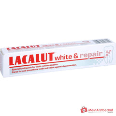Lacalut white & repair Natriumfluorid / Hydroxylapatit Zahncreme, 75 ml.