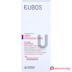 Eubos Trockene Haut Urea 5% Urea / Glycerin / Lactat Nachtcreme, 50 ml.