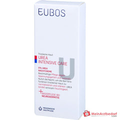 Eubos Trockene Haut Urea 5% Urea / Glycerin / Lactat Nachtcreme, 50 ml.