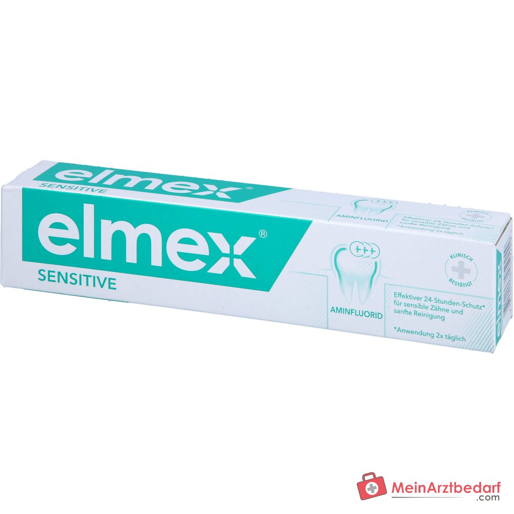 elmex Sensitive Aminfluorid Zahnpasta, 75 ml.