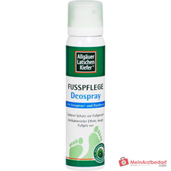 Allgäuer Latschenkiefer Fußpflege Deospray mit Octopirox / Panthenol / Latschenkiefernöl Spray, 100 ml.