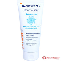 Dr. Theiss Nachtkerzen Hautbalsam Nachtkerzenöl / Urea / Squalan / Jojobaöl / Guaiazulen Creme, 100 ml.