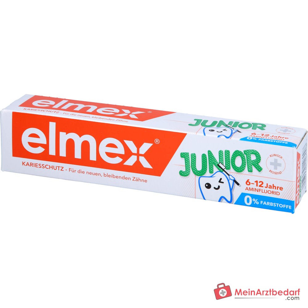 elmex Junior Aminfluorid Zahnpasta, 75 ml.