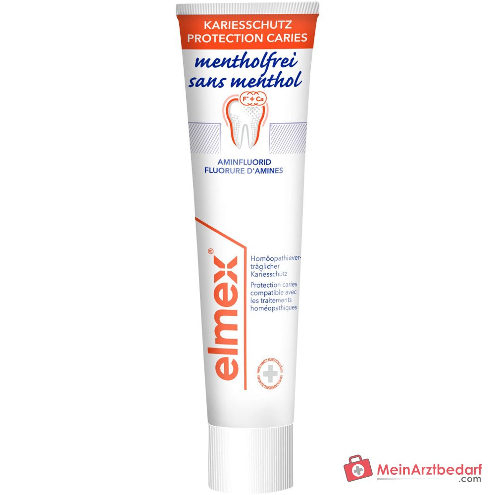 elmex mentholfrei Zahnpasta, 75 ml.