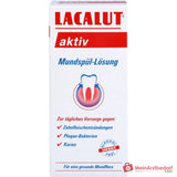 Lacalut Aktiv Olaflur / Chlorhexidin Digluconat / Aluminiumlaktat / Zinksulfat Mundspül-Lösung, 300 ml.