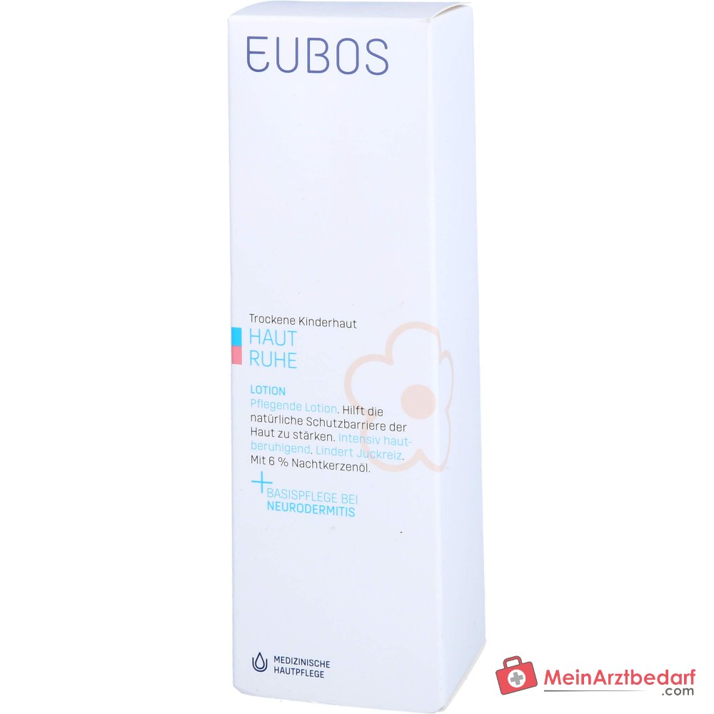 Eubos Haut Ruhe Lotion Nachtkerzenöl / Mandelöl / Jojobaöl / Sheabutter / Panthenol / Johanniskraut-Extrakt Lotion, 125 ml.