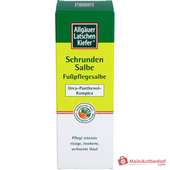 Allgäuer Latschenkiefer Schrunden Salbe Latschenkiefernöl / Urea / Rosskastanie / Hamamelis Salbe, 75 ml.