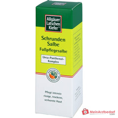 Allgäuer Latschenkiefer Schrunden Salbe Latschenkiefernöl / Urea / Rosskastanie / Hamamelis Salbe, 75 ml.