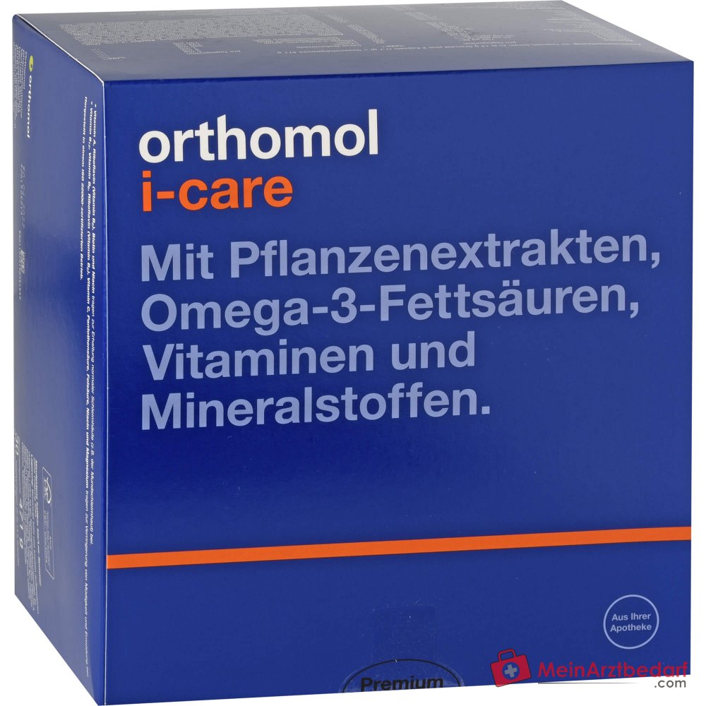 Orthomol i-Care Granulat und Kapseln, 30 Tagesportionen.