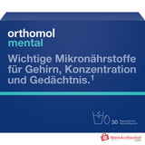 Orthomol Mental Granulat und Kapseln, 30 Tagesportionen.