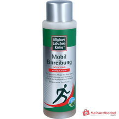 Allgäuer Latschenkiefer Mobil Einreibung extra stark Latschenkiefernöl / Beinwellextrakt / Arnikaextrakt / Salbeiöl / Rosmarinöl / Campher / Allantoin / Panthenol Einreibung, 250 ml.