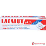 Lacalut Aktiv Aluminiumlactat / Aluminiumfluorid / Chlorhexidin / Allantoin / Bisabolol Zahncreme, 100 ml.