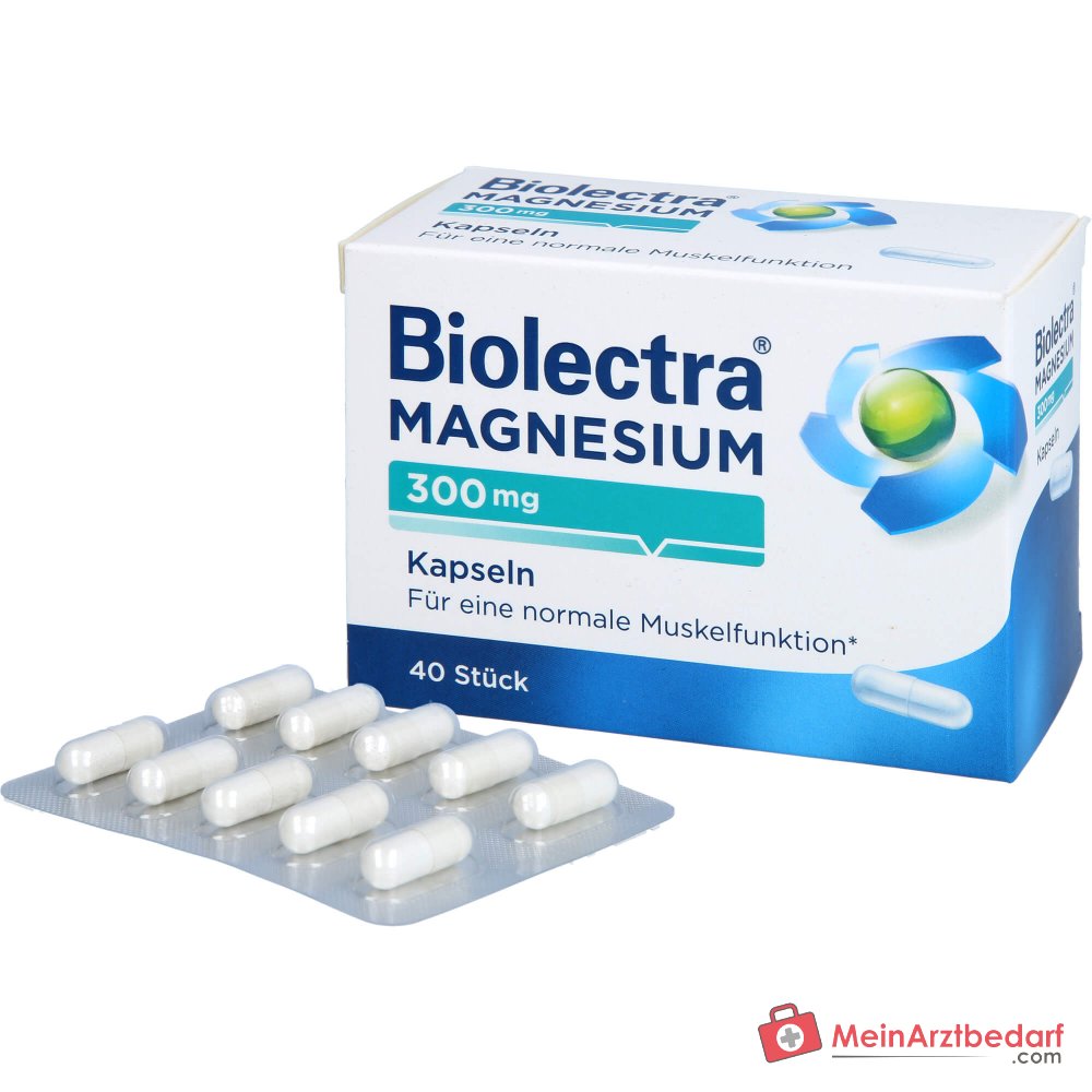 Biolectra Magnesium Magnesiumoxid Kapseln, 40 St..