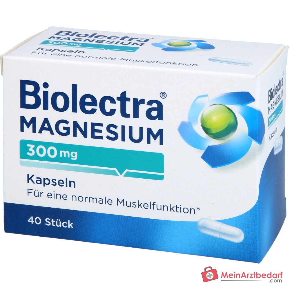 Biolectra Magnesium Magnesiumoxid Kapseln, 40 St..