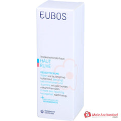 Eubos Haut Ruhe Nachtkerzenöl / Echiumöl / Vitamin E / Panthenol / Cardiospermum halicacabum-Extrakt Gesichtscreme, 30 ml.
