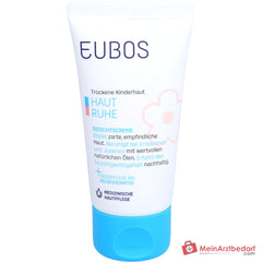 Eubos Haut Ruhe Nachtkerzenöl / Echiumöl / Vitamin E / Panthenol / Cardiospermum halicacabum-Extrakt Gesichtscreme, 30 ml.