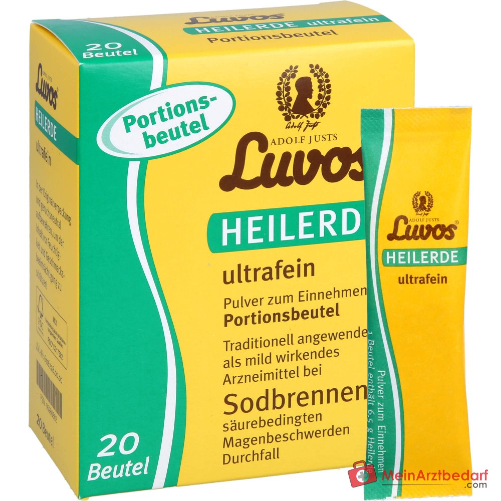 Luvos Heilerde ultrafein Portionsbeutel, 20 x 6,5 g.