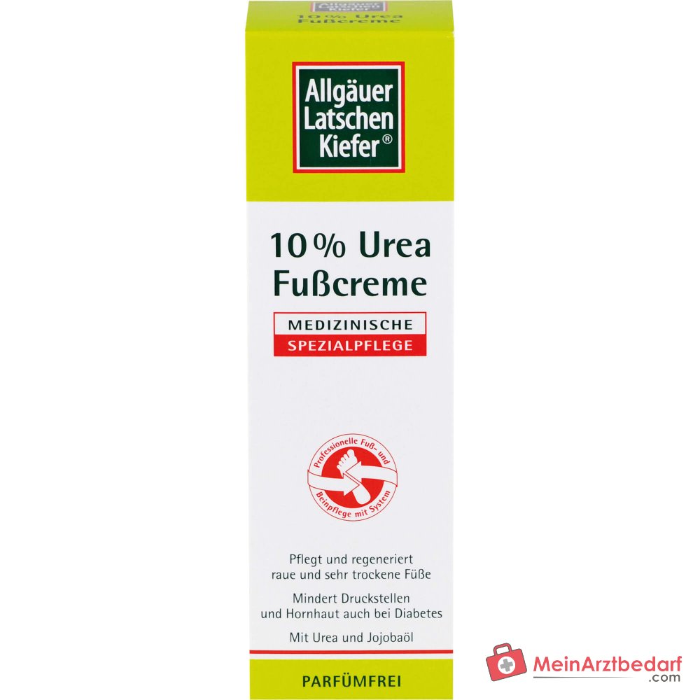 Allgäuer Latschenkiefer 10% Urea Fußcreme, 100 ml.