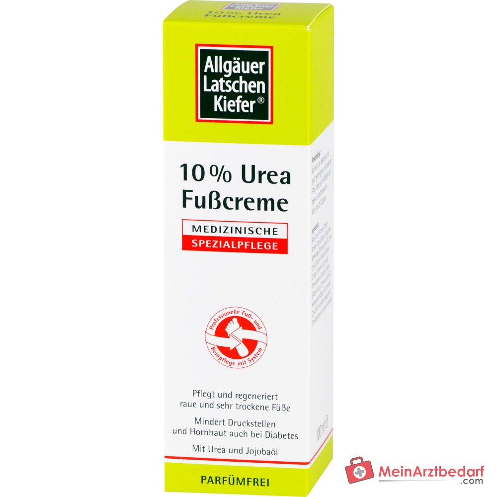 Allgäuer Latschenkiefer 10% Urea Fußcreme, 100 ml.