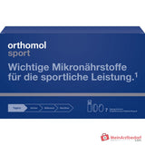Orthomol Sport Trinkfläschchen mit Tablette und Kapsel, 7 Stück.
