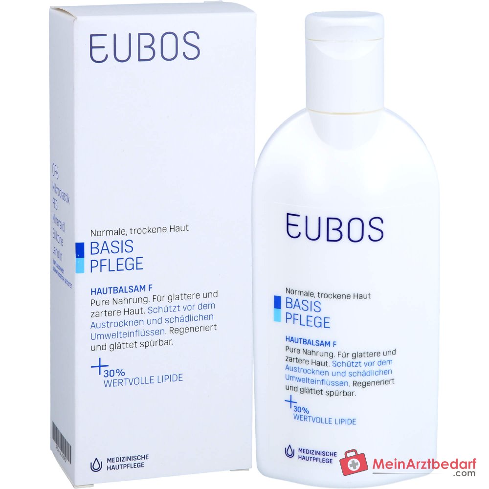 Eubos Hautbalsam F Glycerin / Jojobaöl / Mandelöl Lotion, 200 ml.