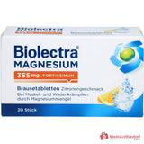 Biolectra Magnesium 365 mg fortissimum Magnesiumcarbonat / Magnesiumoxid Brausetabletten Zitronengeschmack, 20 St..