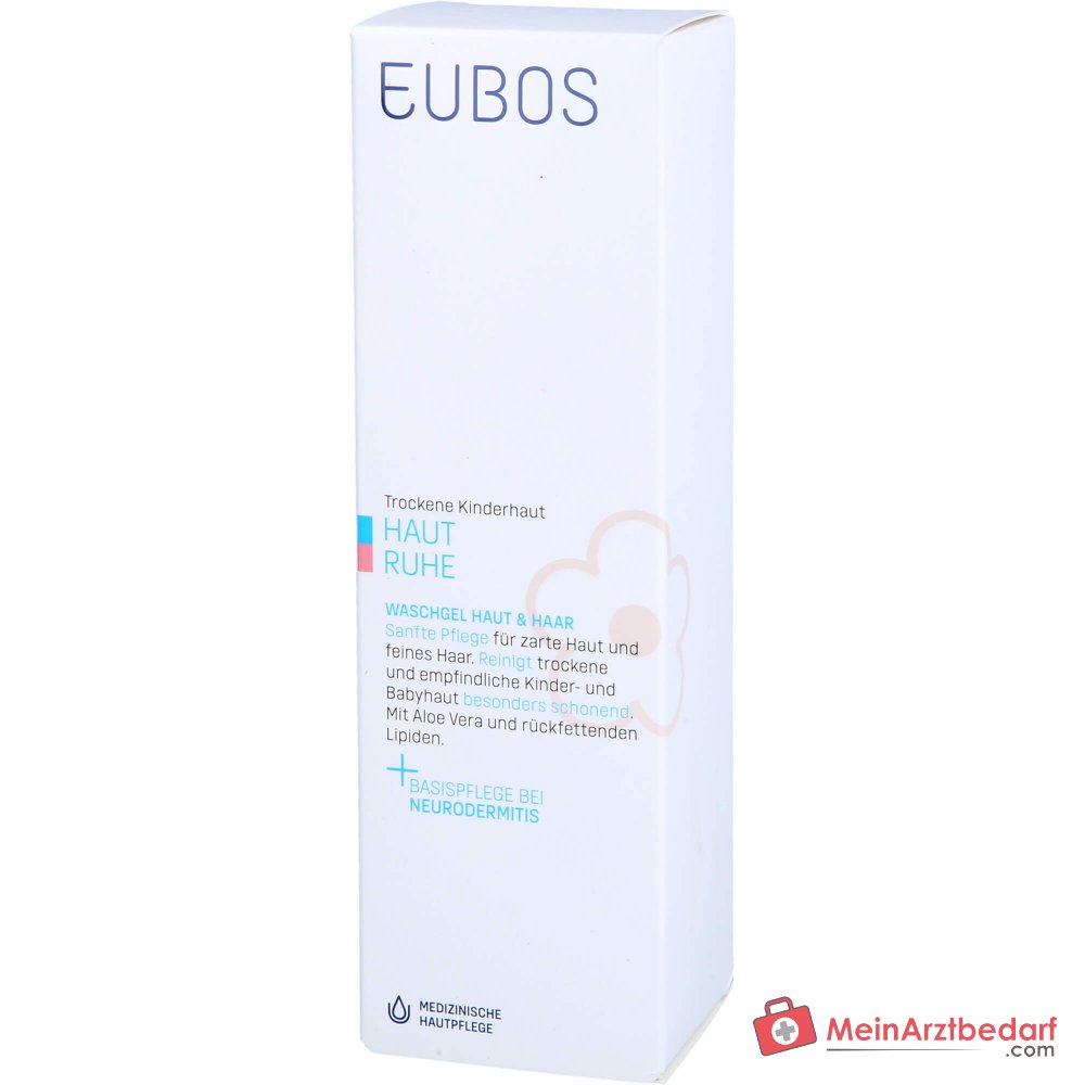 Eubos Kinder Huid Rust Wasgel Huid & Haar, 125 ml