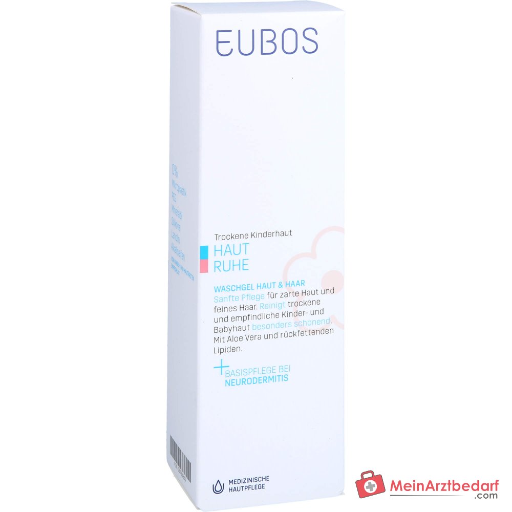 Eubos Kinder Huid Rust Wasgel Huid & Haar, 125 ml