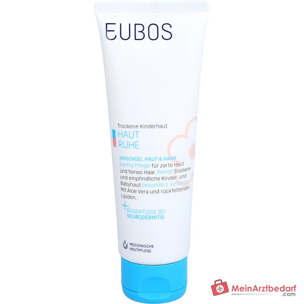 Eubos Kinder Huid Rust Wasgel Huid & Haar, 125 ml