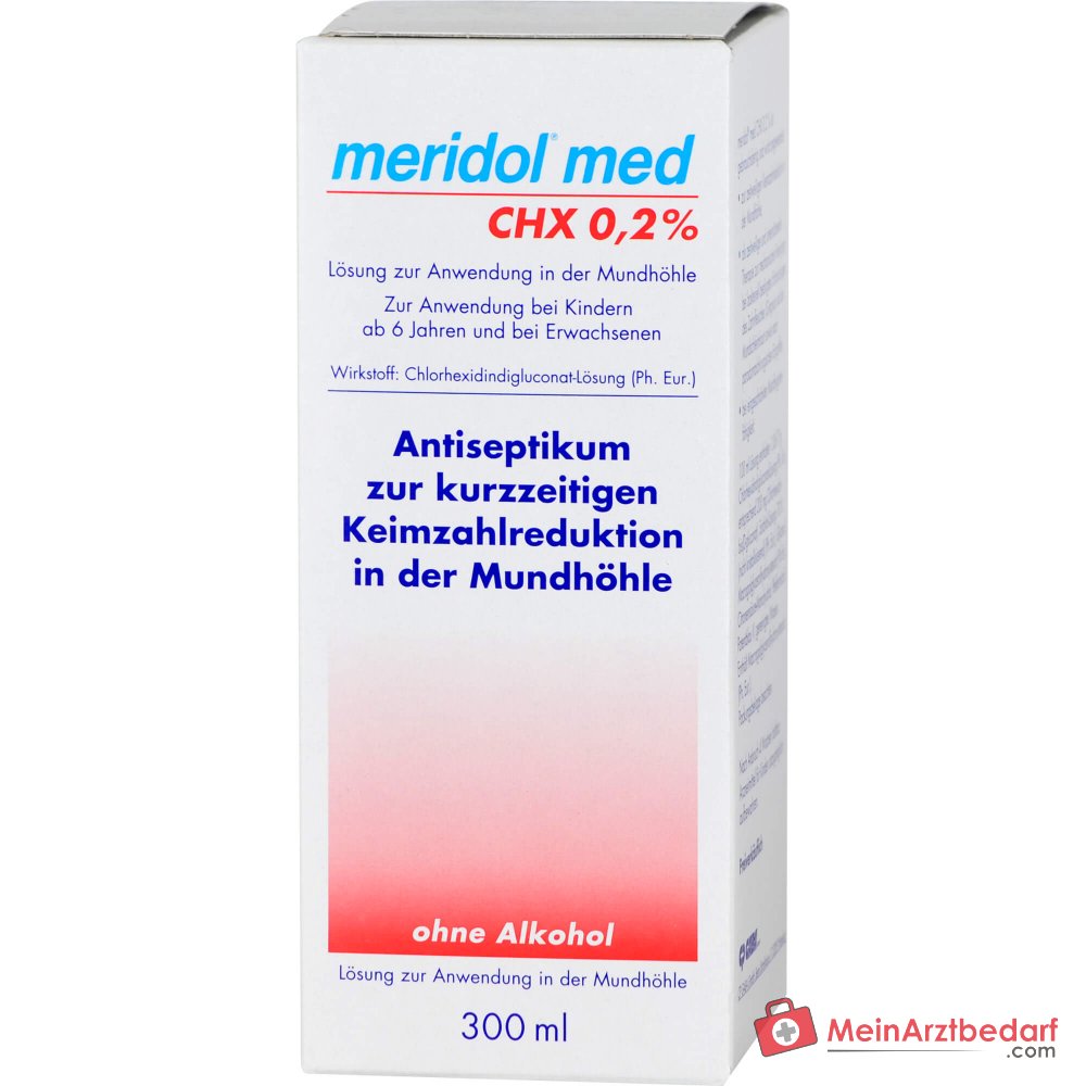 meridol med CHX 0,2% mondspoeling, 300 ml