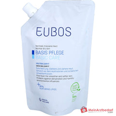 Eubos Hautbalsam F Jojoba / Mandelöl / Glycerol Lotion Nachfüllbeutel, 400 ml.