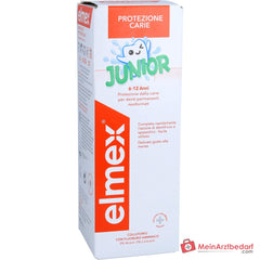 elmex Junior Zahnspülung Aminfluorid / Natriumfluorid Mundspülung, 400 ml.