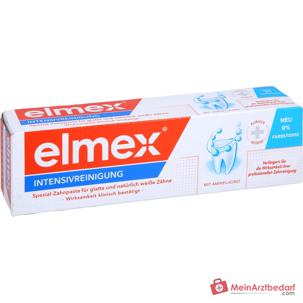 elmex Intensivreinigung Olaflur Zahnpasta, 50 ml.