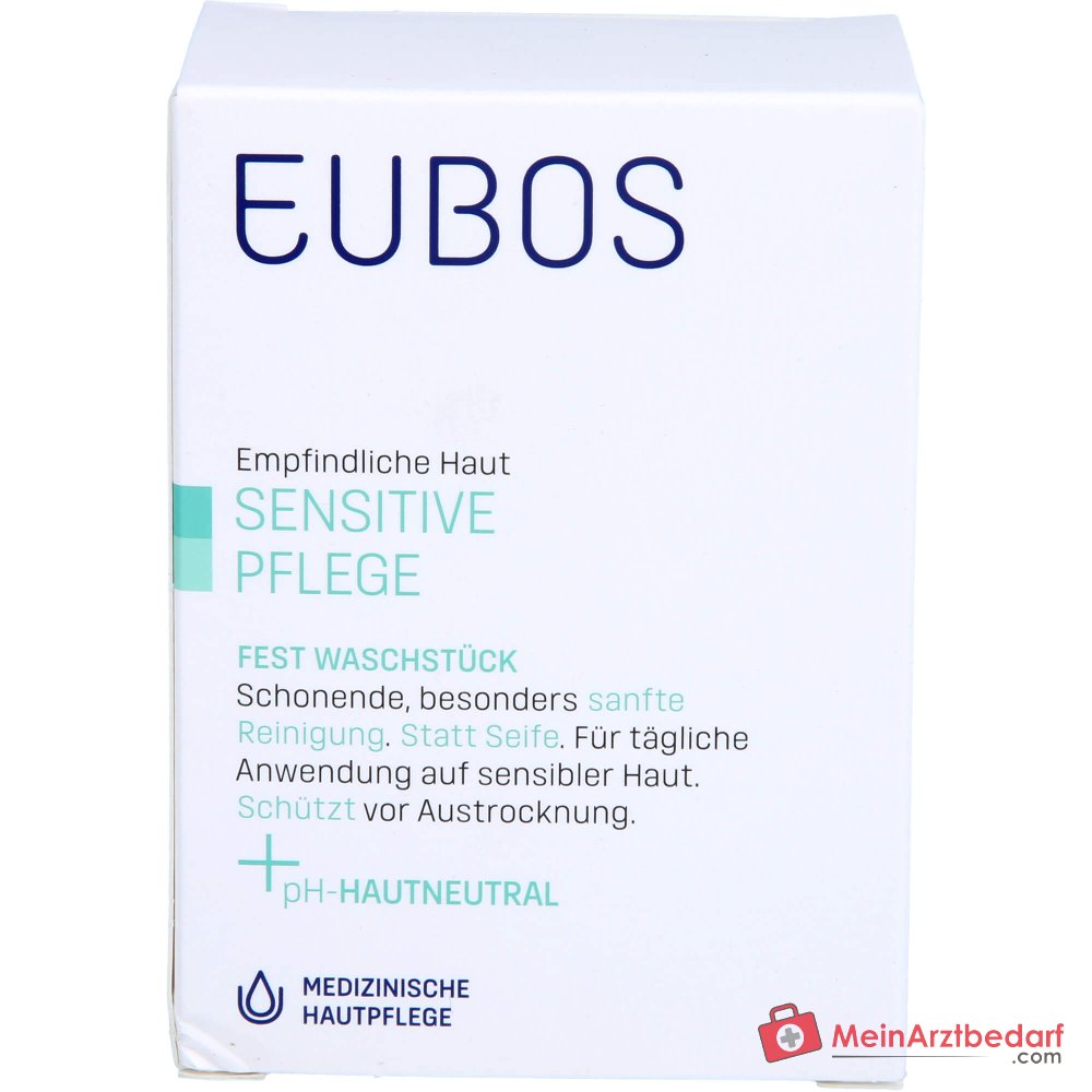 Eubos Sensitive Fest Waschstück Panthenol / Allantoin Seife, 125 g.