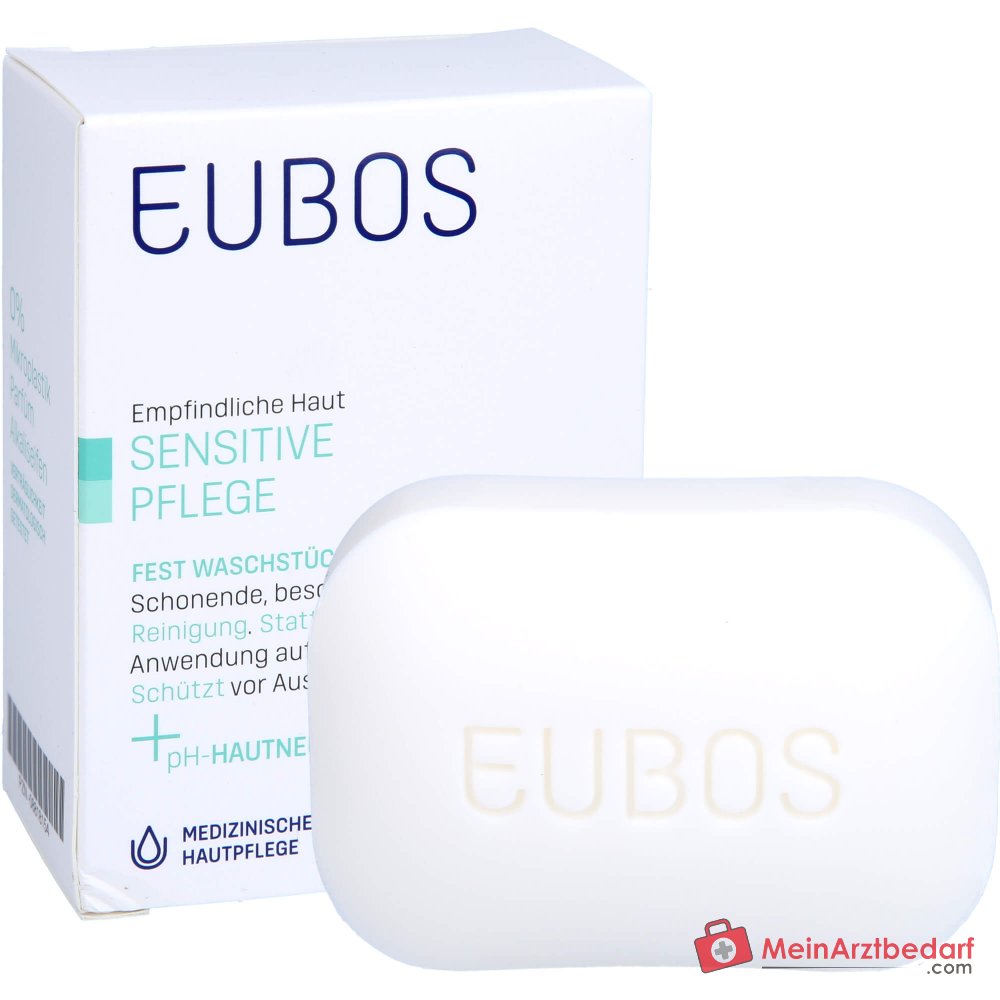 Eubos Sensitive Fest Waschstück Panthenol / Allantoin Seife, 125 g.